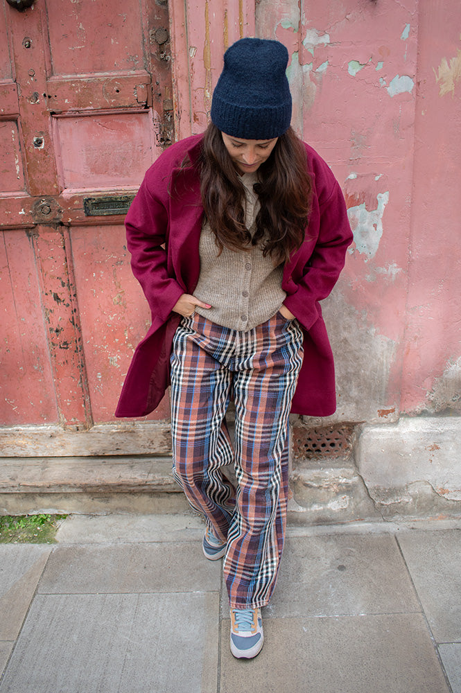 Komodo Olivia Wool Berry Coat - The Mercantile London