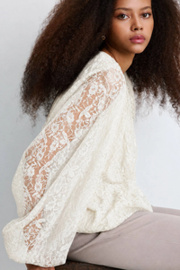 Grace & Mila Beth Ecru Blouse - The Mercantile London