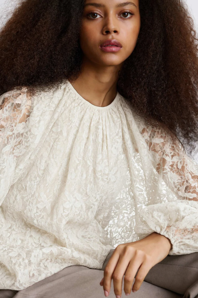 Grace & Mila Beth Ecru Blouse - The Mercantile London