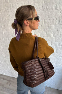 Biba Perkins Dark Brown Shoulder Bag - The Mercantile London
