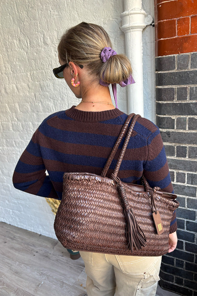 Biba Perkins Dark Brown Shoulder Bag - The Mercantile London