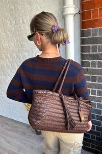 Biba Perkins Dark Brown Shoulder Bag - The Mercantile London