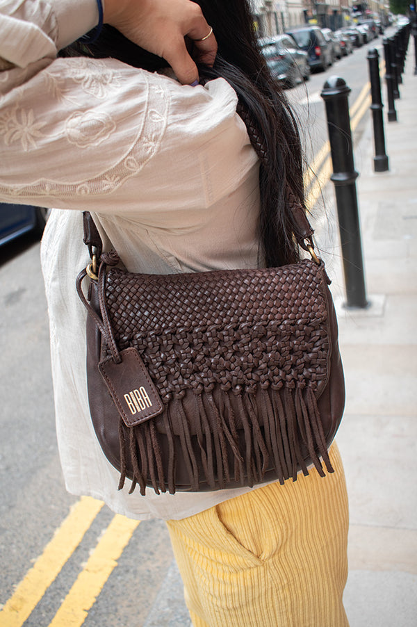 Biba Varney Dark Brown Bag - The Mercantile London