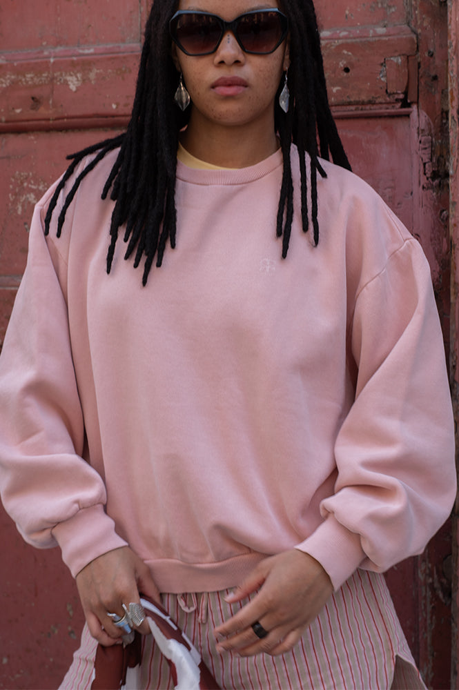 By-Bar Bibi Peach Dust Sweatshirt - The Mercantile London