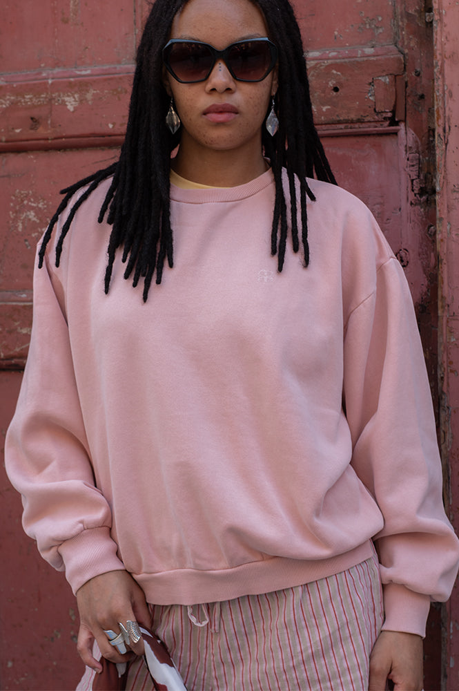 By-Bar Bibi Peach Dust Sweatshirt - The Mercantile London