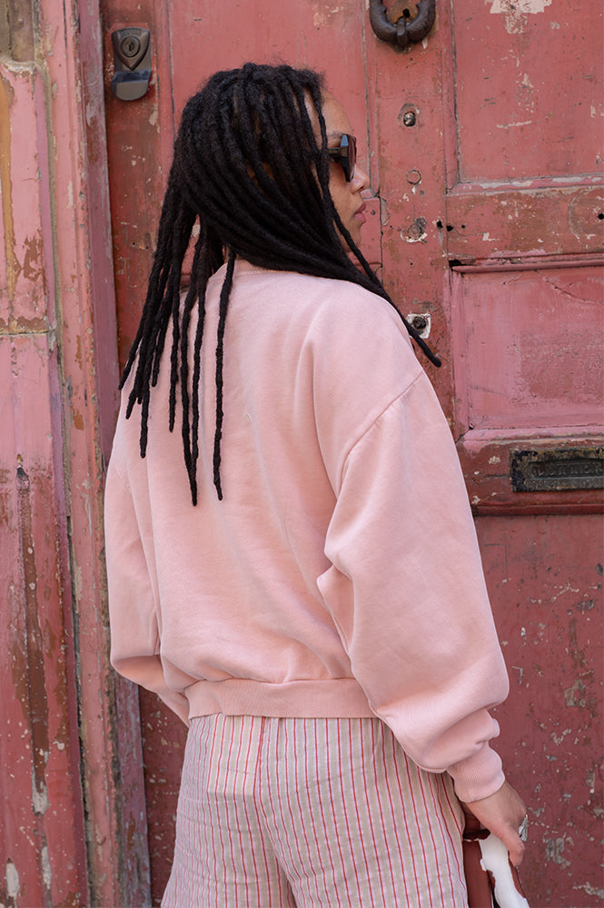 By-Bar Bibi Peach Dust Sweatshirt - The Mercantile London