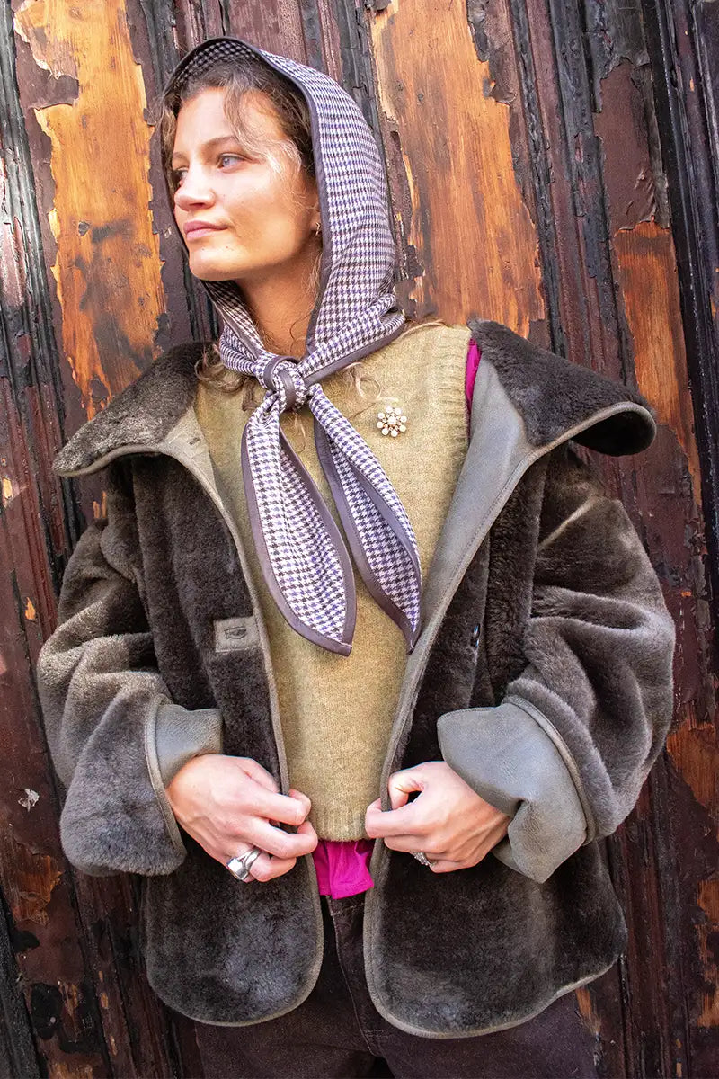 Grace & Mila Amelio Khaki Coat - The Mercantile London