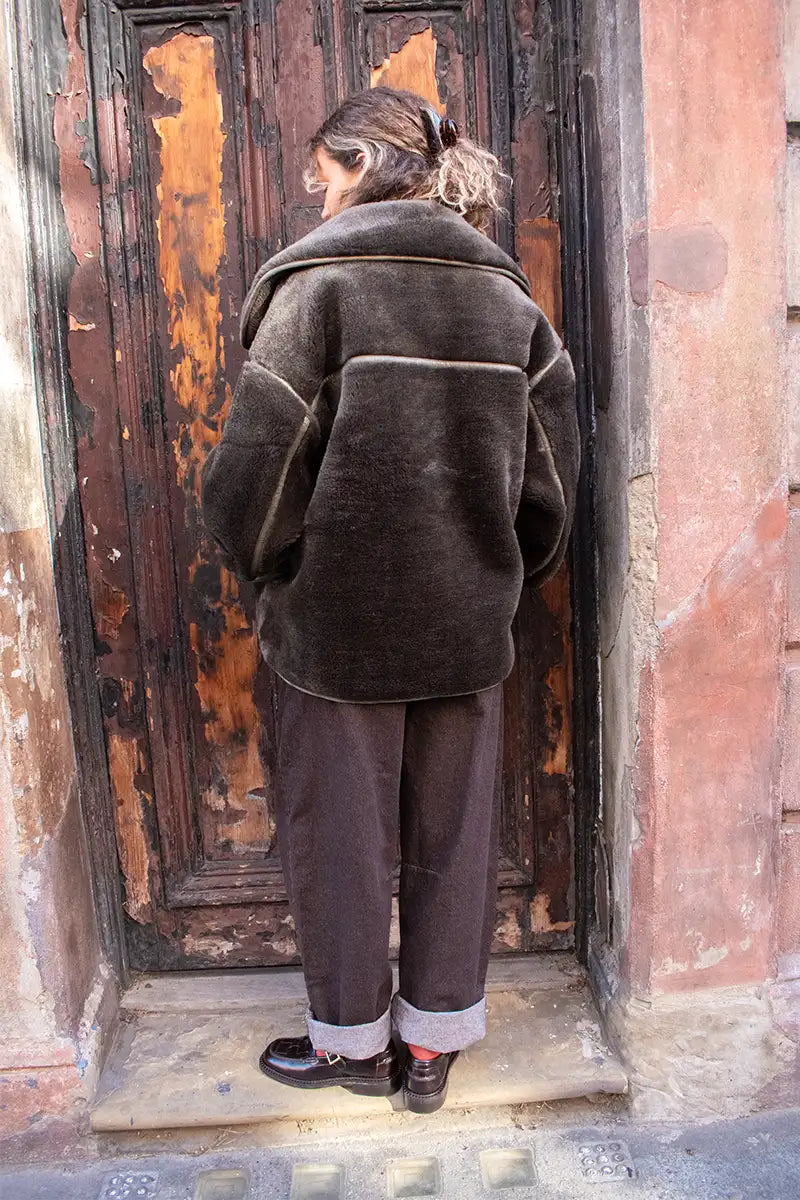 Grace & Mila Amelio Khaki Coat - The Mercantile London