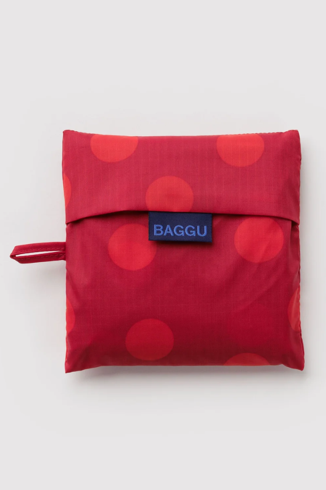 Baggu Red Polka Dot Big Reusable Bag