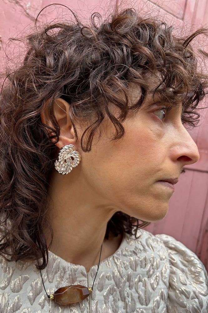 By Alona Lolita Earring in Silver - The Mercantile London