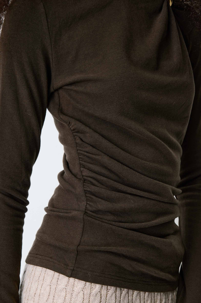 Grace & Mila Bijou Chocolate Top - The Mercantile London