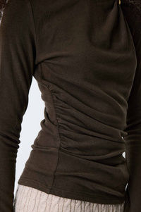 Grace & Mila Bijou Chocolate Top - The Mercantile London