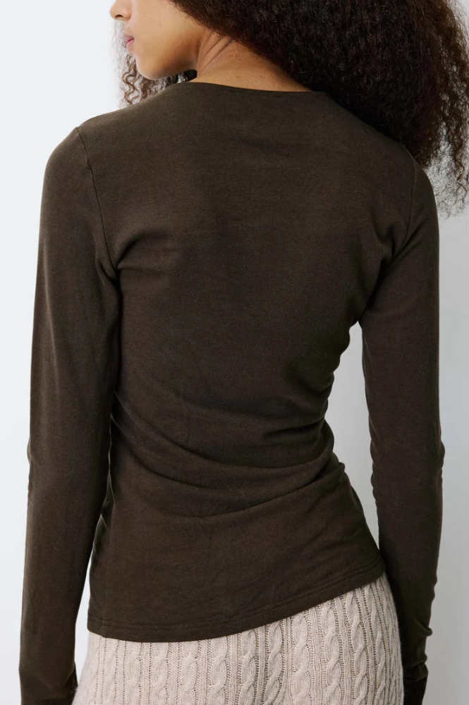 Grace & Mila Bijou Chocolate Top - The Mercantile London