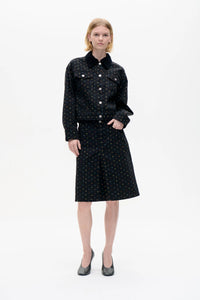 Baum Und Pferdgarten Bille Black Petite Flower Jacket