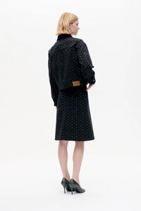 Baum Und Pferdgarten Bille Black Petite Flower Jacket