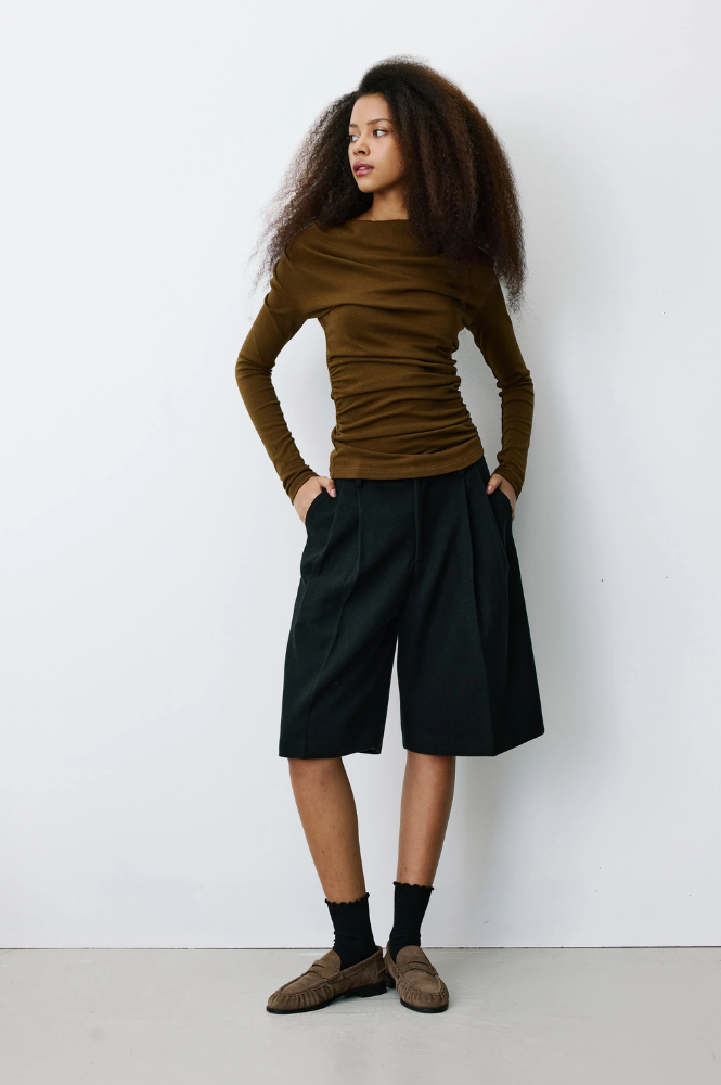 Grace & Mila Biscotte Tobacco Top - The Mercantile London