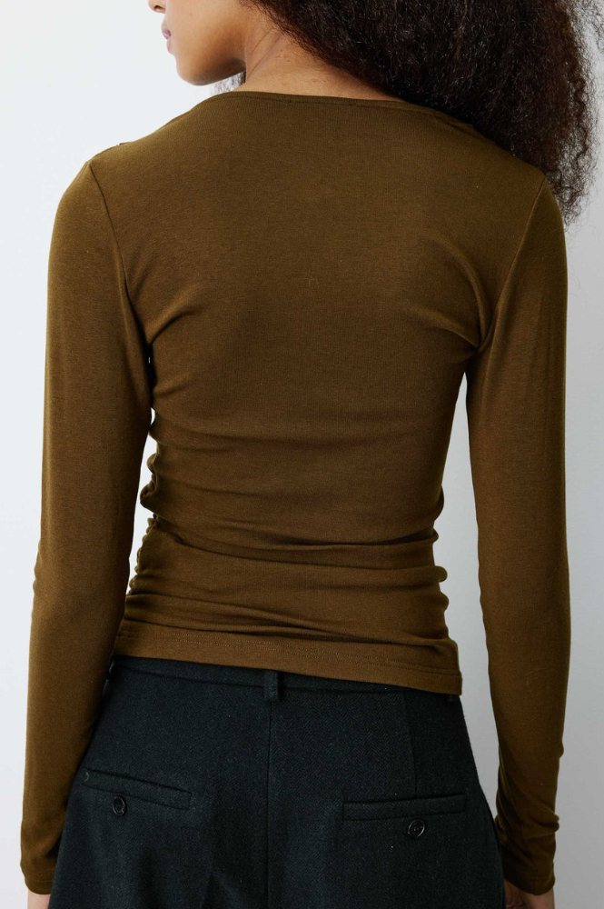 Grace & Mila Biscotte Tobacco Top - The Mercantile London