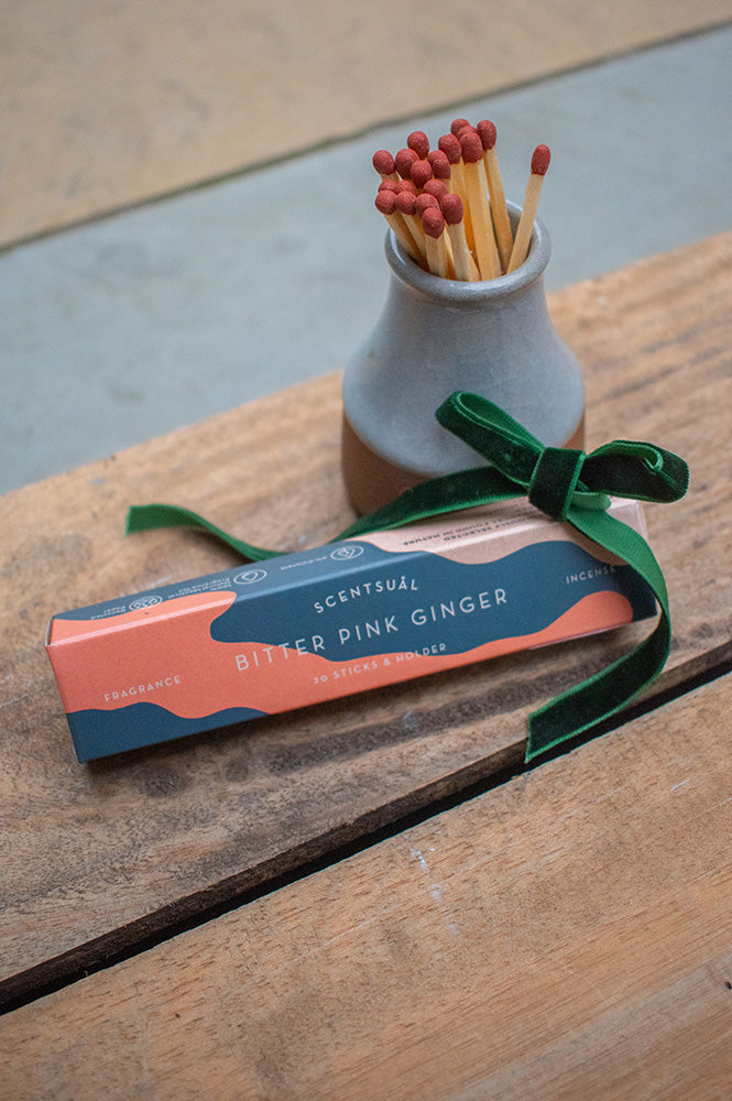 Scentsual Bitter Pink Ginger Incense Sticks - back soon - The Mercantile London