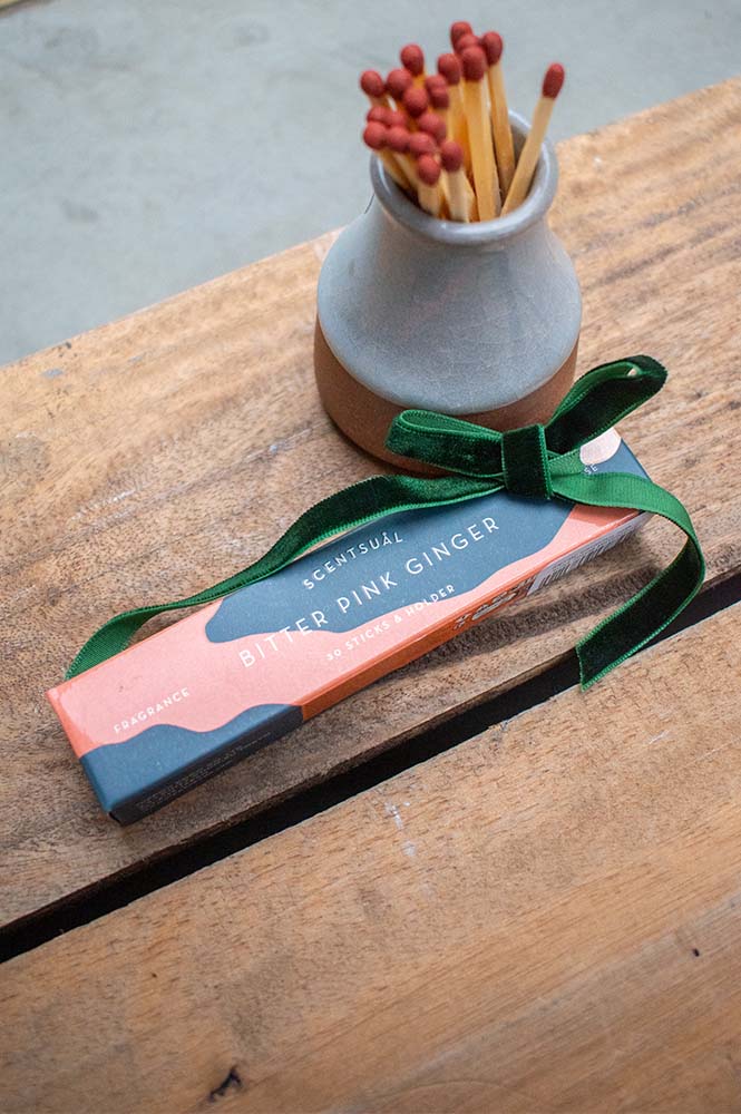 Scentsual Bitter Pink Ginger Incense Sticks - back soon - The Mercantile London