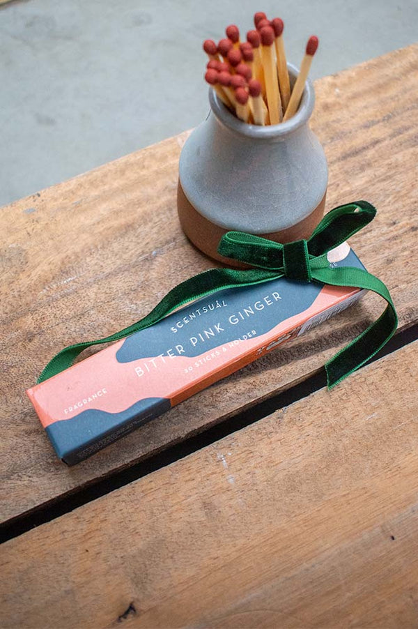 Scentsual Bitter Pink Ginger Incense Sticks - back soon - The Mercantile London