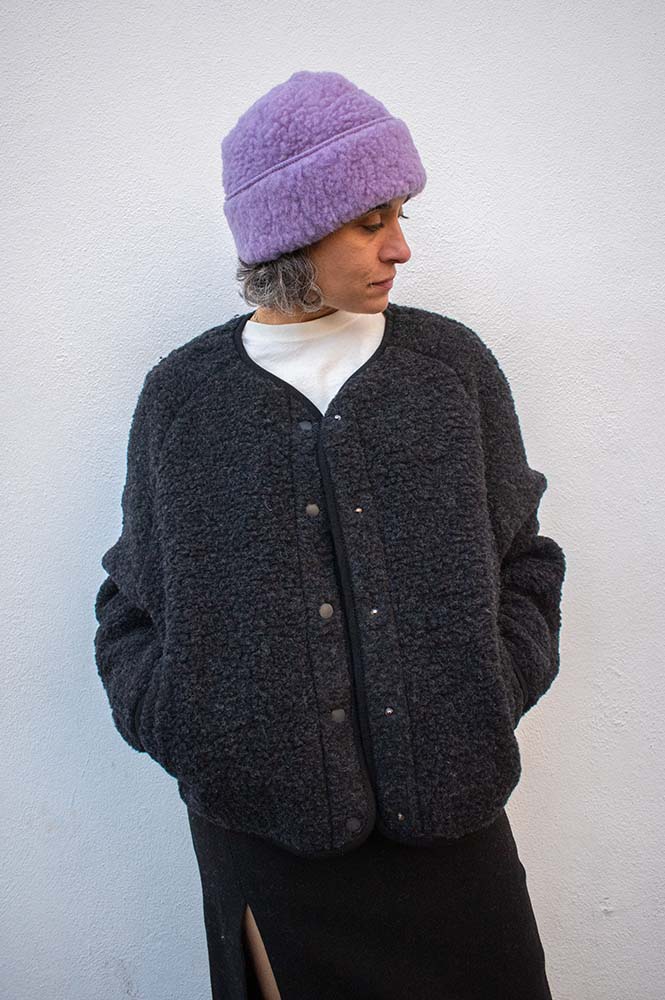 YOKO Wool Colia Black Jacket