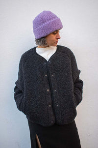 YOKO Wool Colia Black Jacket