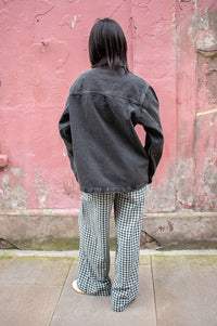 Dr Denim Evon Aged Black Worker Jacket - The Mercantile London