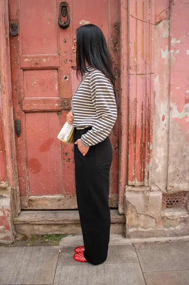 Bellerose Gerhi Milky-Way And Navy Striped Sweater