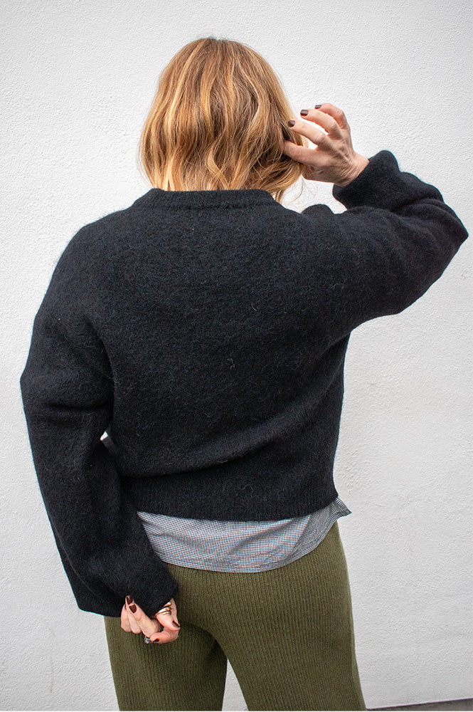 Noella Kae Black Knit Jumper - The Mercantile London