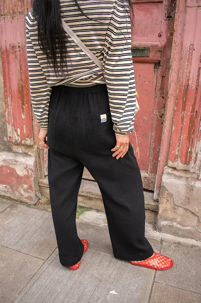 L.F Markey Camry Black Trouser