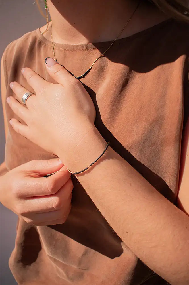 MAAS Black Cami Bracelet - The Mercantile London