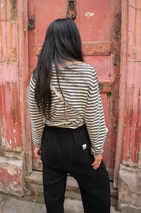 Bellerose Gerhi Milky-Way And Navy Striped Sweater