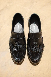 Pavement Paelmira Black Tassel Loafers