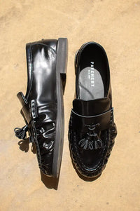 Pavement Paelmira Black Tassel Loafers