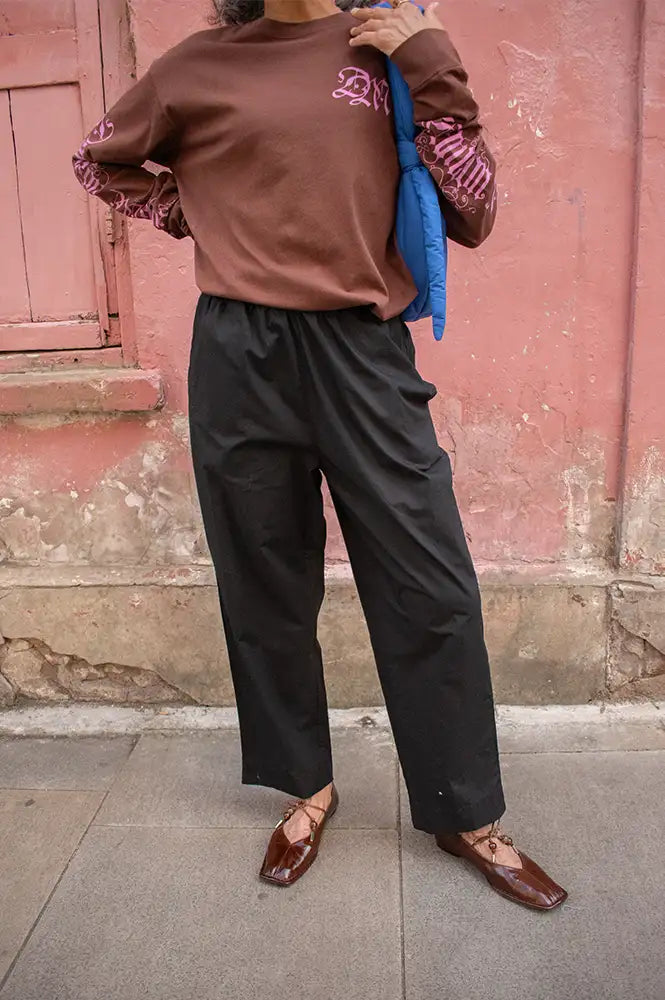 Frau Melbourne Black Ankle Trousers