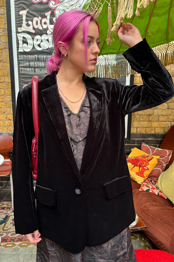 Fransa Donna Black Blazer - The Mercantile London