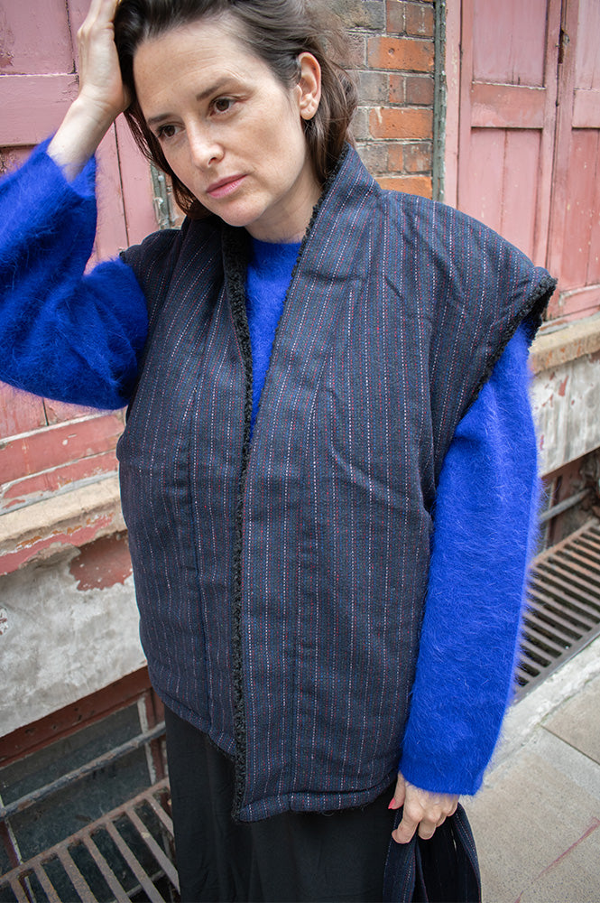 Komodo Georgie Black Reversible Gilet - The Mercantile London