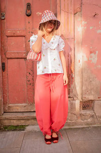 Damson Madder Frida Red Bloomers - The Mercantile London