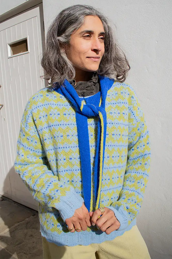 Dr Bloom Cowboy Azul Jumper