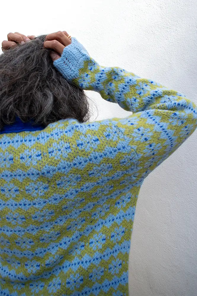 Dr Bloom Cowboy Azul Jumper