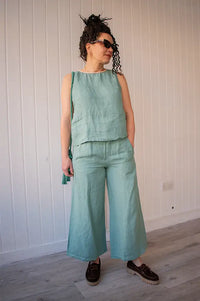 Dr Bloom Bomba Darling Green Trousers - The Mercantile London