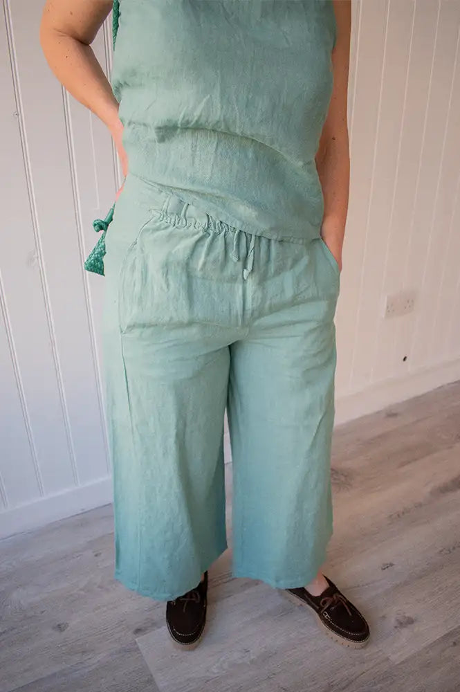 Dr Bloom Bomba Darling Green Trousers - The Mercantile London