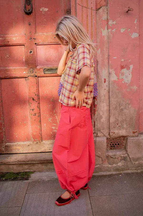 Damson Madder Frida Red Bloomers - The Mercantile London