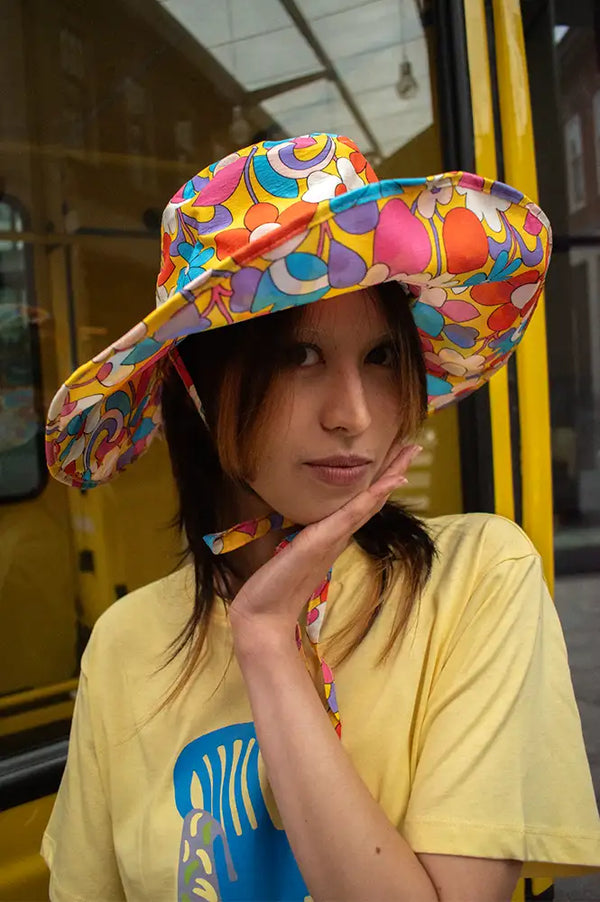 Compania Fantastica Bloom Print Sunhat