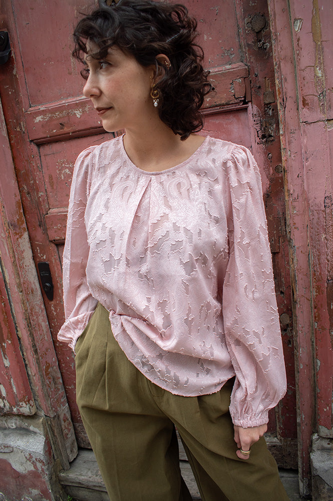 Fransa Mera Pale Mauve Blouse - The Mercantile London