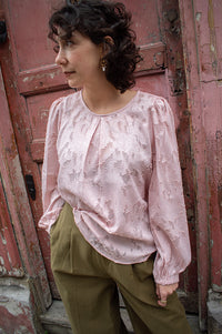 Fransa Mera Pale Mauve Blouse - The Mercantile London
