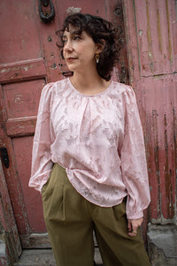 Fransa Mera Pale Mauve Blouse - The Mercantile London