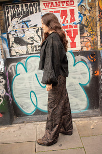 FRNCH Estefan Black Blouse - The Mercantile London