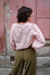 Fransa Mera Pale Mauve Blouse - The Mercantile London