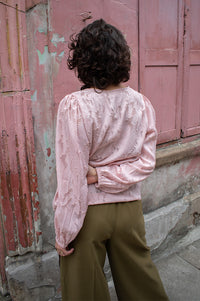 Fransa Mera Pale Mauve Blouse - The Mercantile London